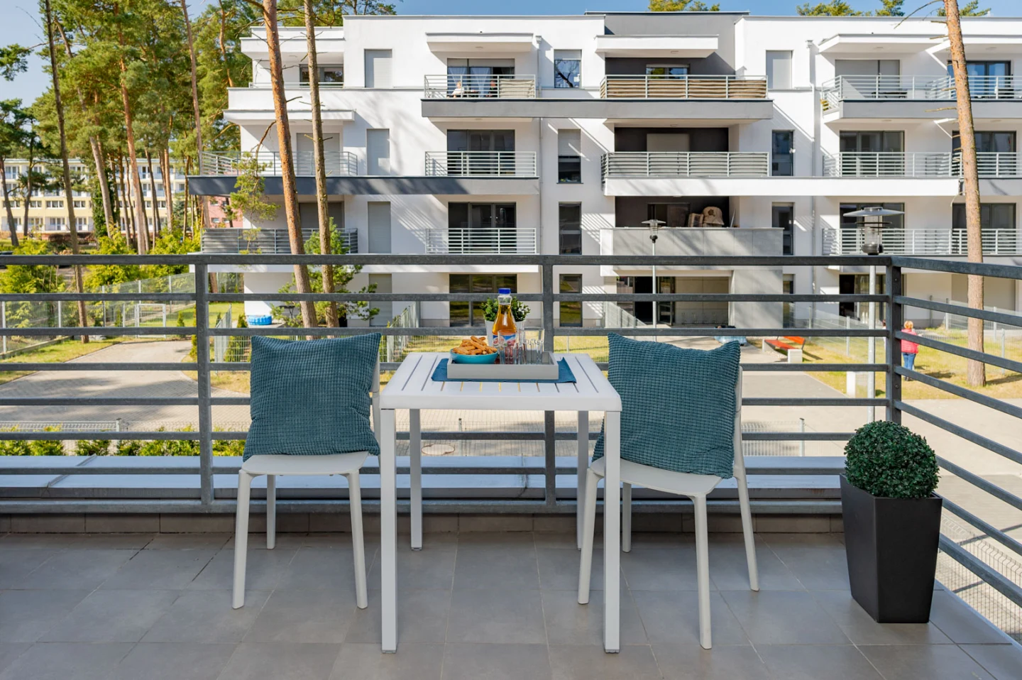Apartament w Pogorzelicy - Balkon