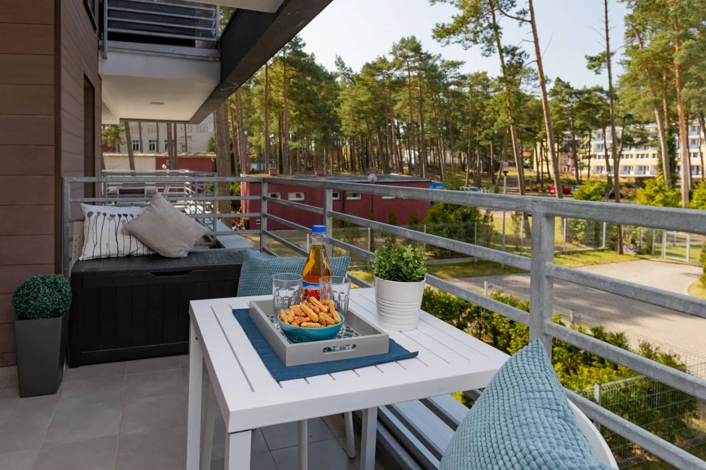 Apartament w Pogorzelicy - Balkon