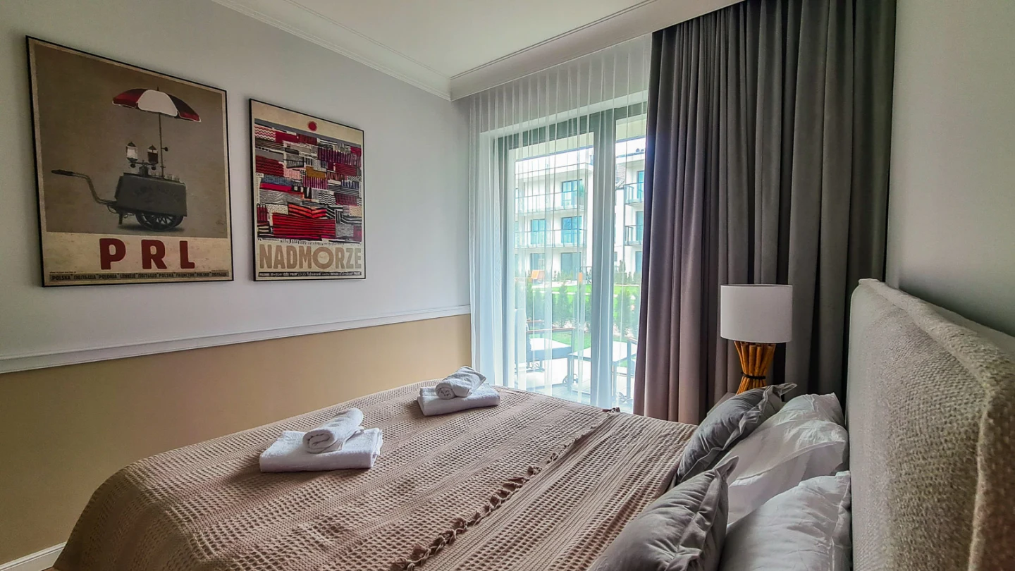 Apartament Niechorze - Sypialnia