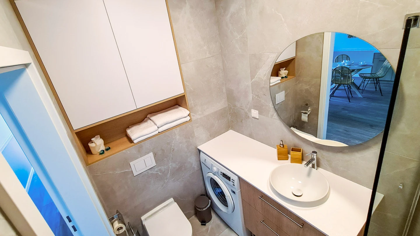 Apartament Niechorze - łazienka